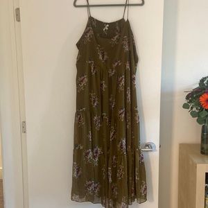 Madewell Floral Tiered Maxi Dress